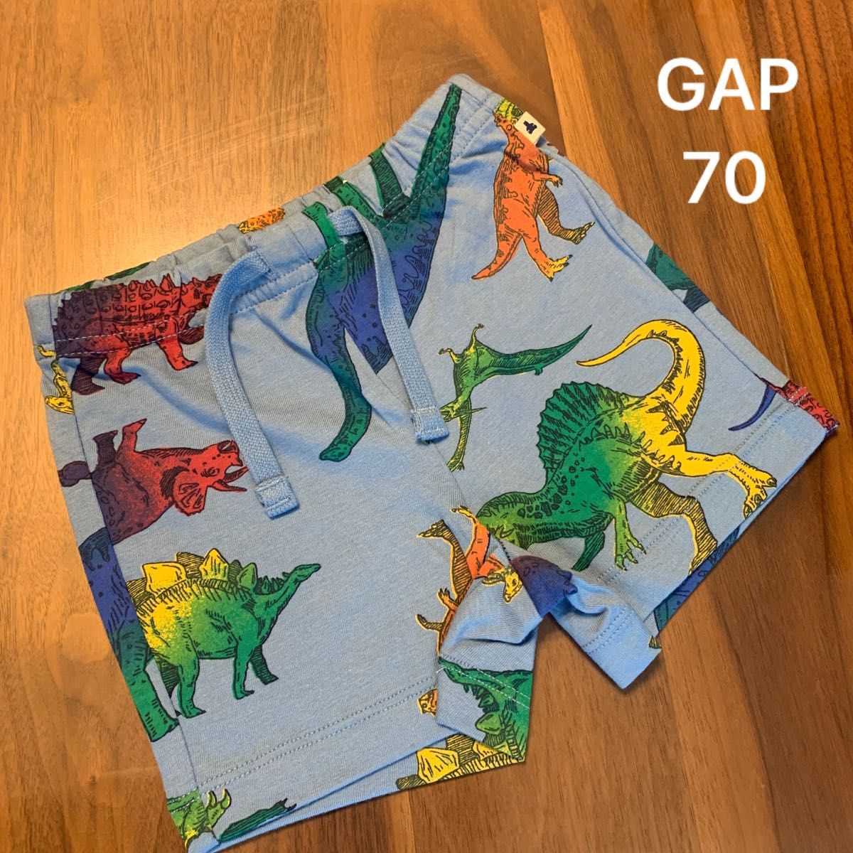 【新品】baby GAP ベビー ギャップ 恐竜 ダイナソー ショートパンツ 短パン パンツ 70cm