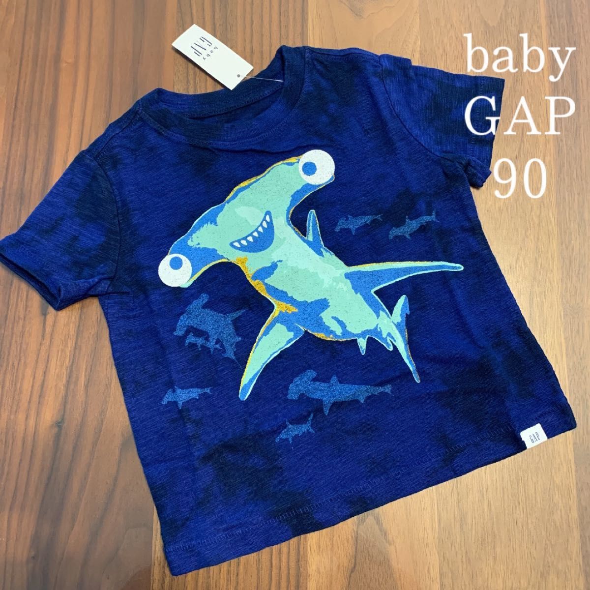 【新品】baby GAP ベビーギャップ 半袖 Tシャツ サメ シュモクザメ 90cm 男の子 保育園