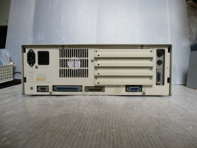 ●NEC PC-9801VM21 ●新品バックアップ電池交換●FDD（FD1155D）2台共なし●MS-DOS立上げ確認済み●の画像3