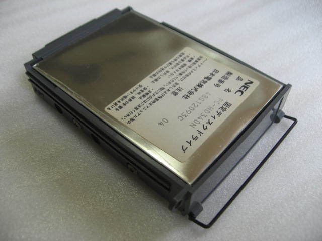 ●NEC PC-9821ノート内蔵HDDパック用HDD(44ピン)●IDE CF変換アダプタ+SSD CFカード1GB●絶縁-脱落防止カバー付●PC-9821Ne2で確認済み●の画像4