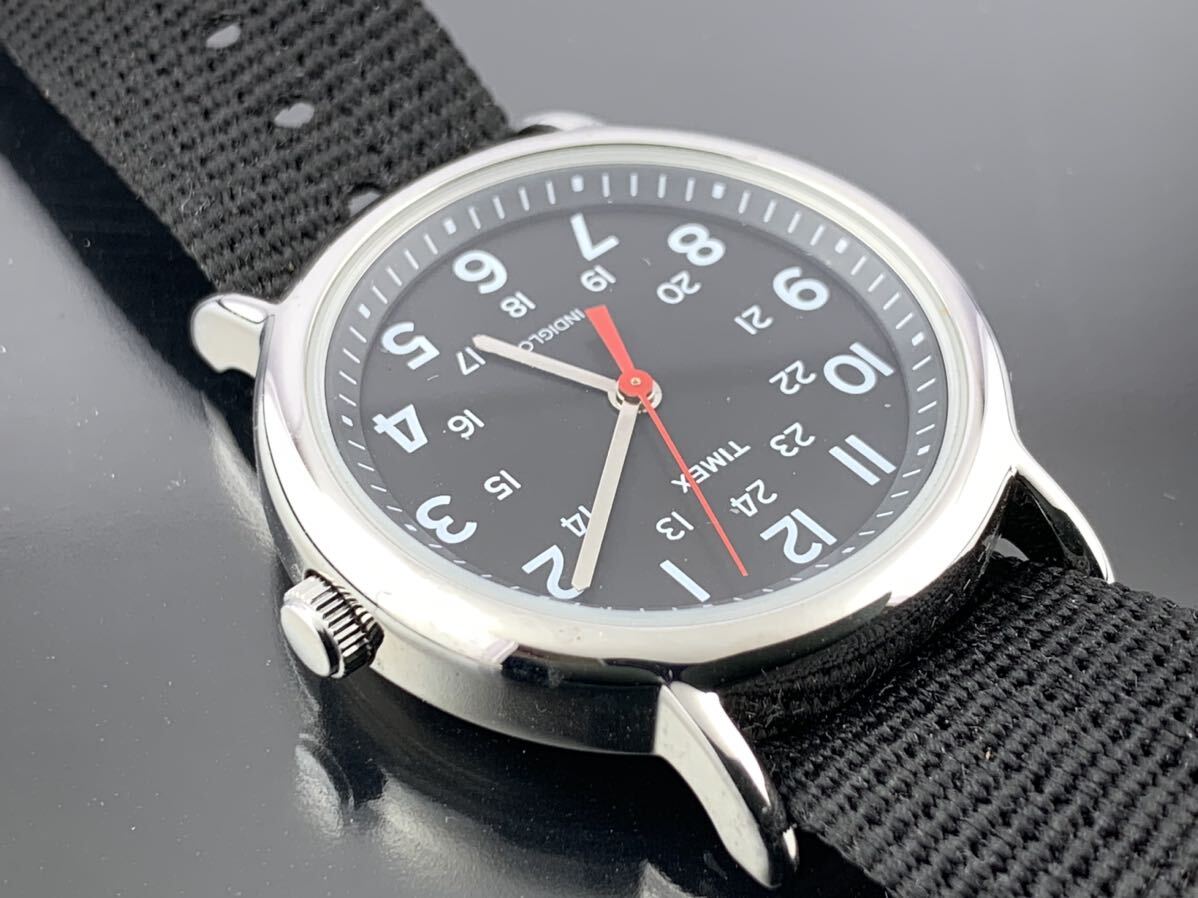 [A1305]1円～☆メンズ腕時計 クォーツ タイメックス TIMEX INDIGLO動作品の画像10