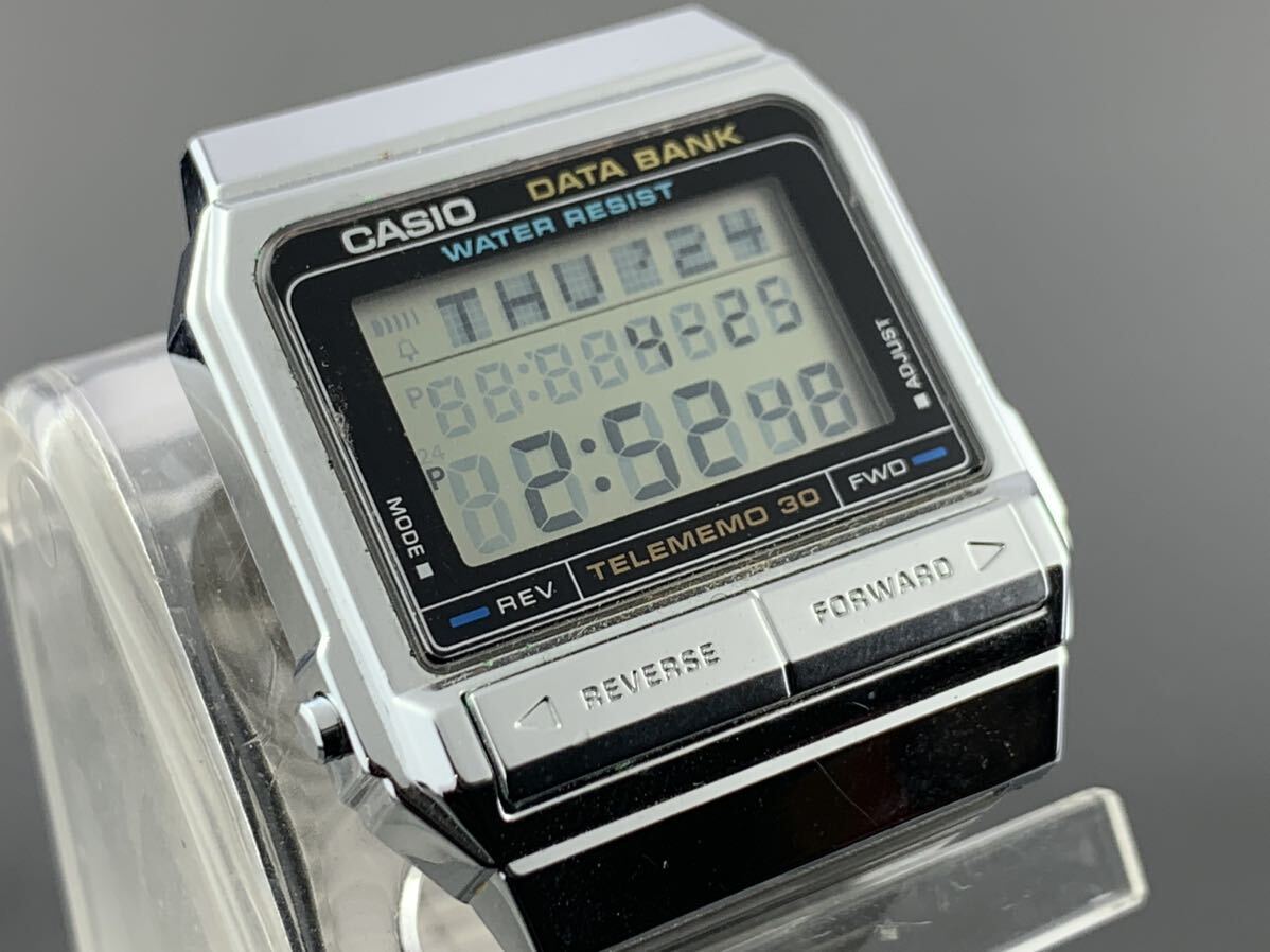 [A1306]1円～☆メンズ腕時計 デジタル CASIO カシオ データバンク DATA BANK TELEMEMO30 DB-310 動作品の画像2