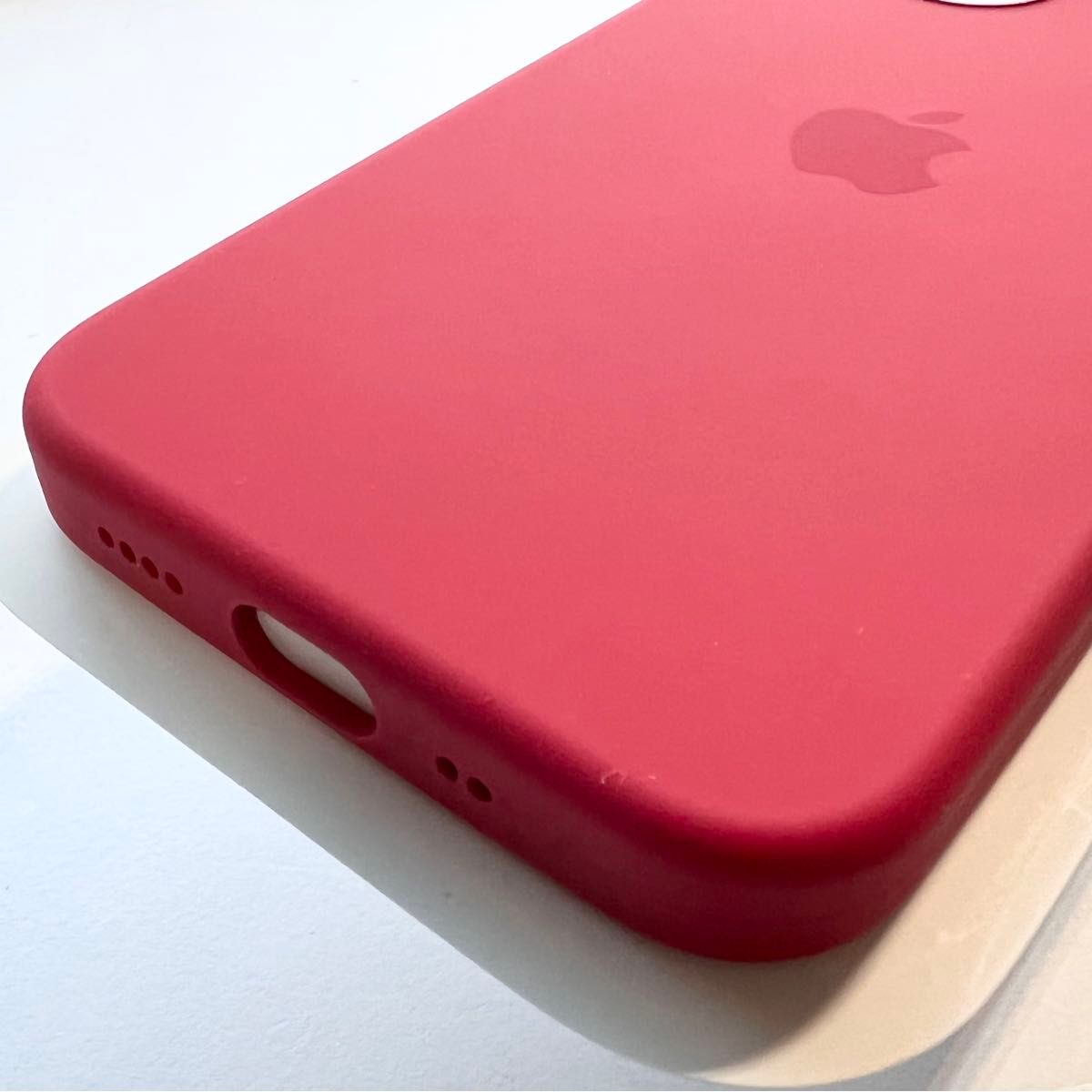 アップル純正 iPhone 12 MINI シリコンケース レッド MagSafe対応