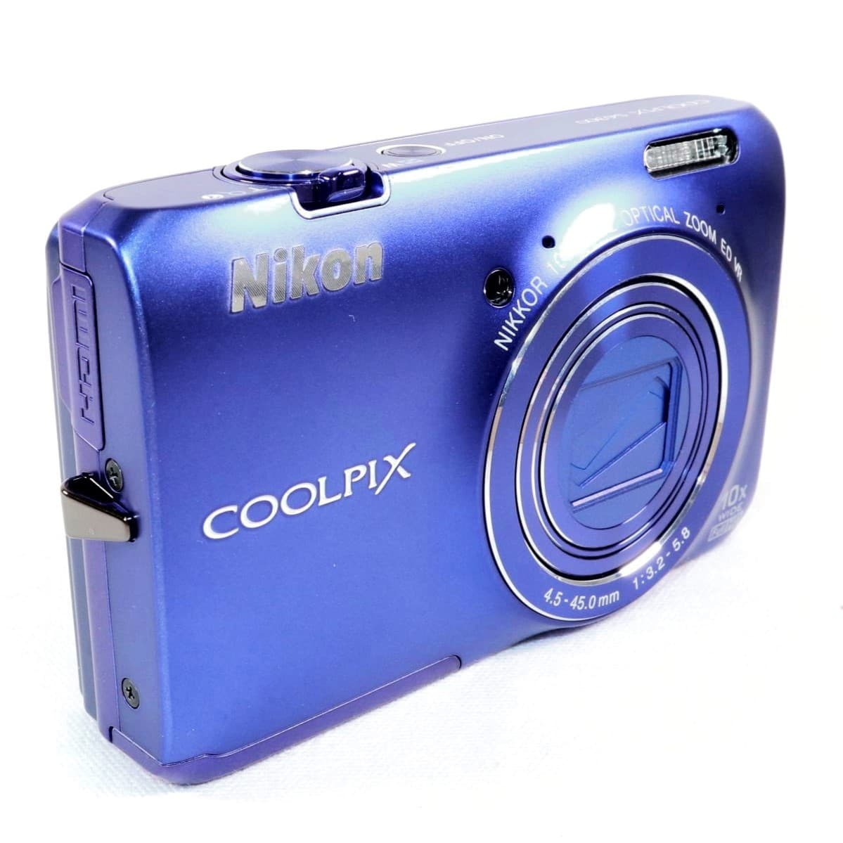 《新品級》デジカメ ニコン NIKON COOLPIX S6300 スタイリッシュブルー コンパクトデジタルカメラ コンデジ クールピクス k2575の画像3