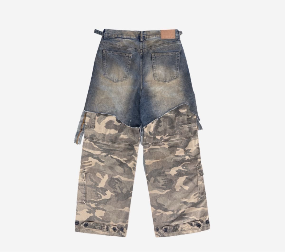 project g/r projectg/r デニムパンツ ドッキング カーゴパンツ project g/r projectg/r デニムパンツ ドッキング カーゴパンツ