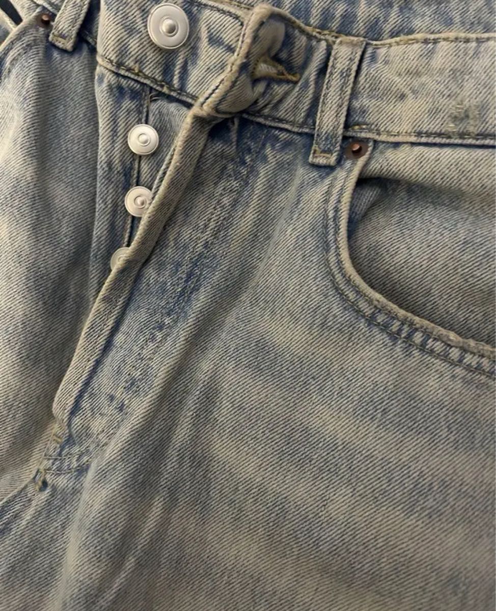 今日限定価格 ZARA zara ザラ オーバーダイ バギーデニムパンツ 今日限定価格 ZARA zara ザラ オーバーダイ バギーデニムパンツ