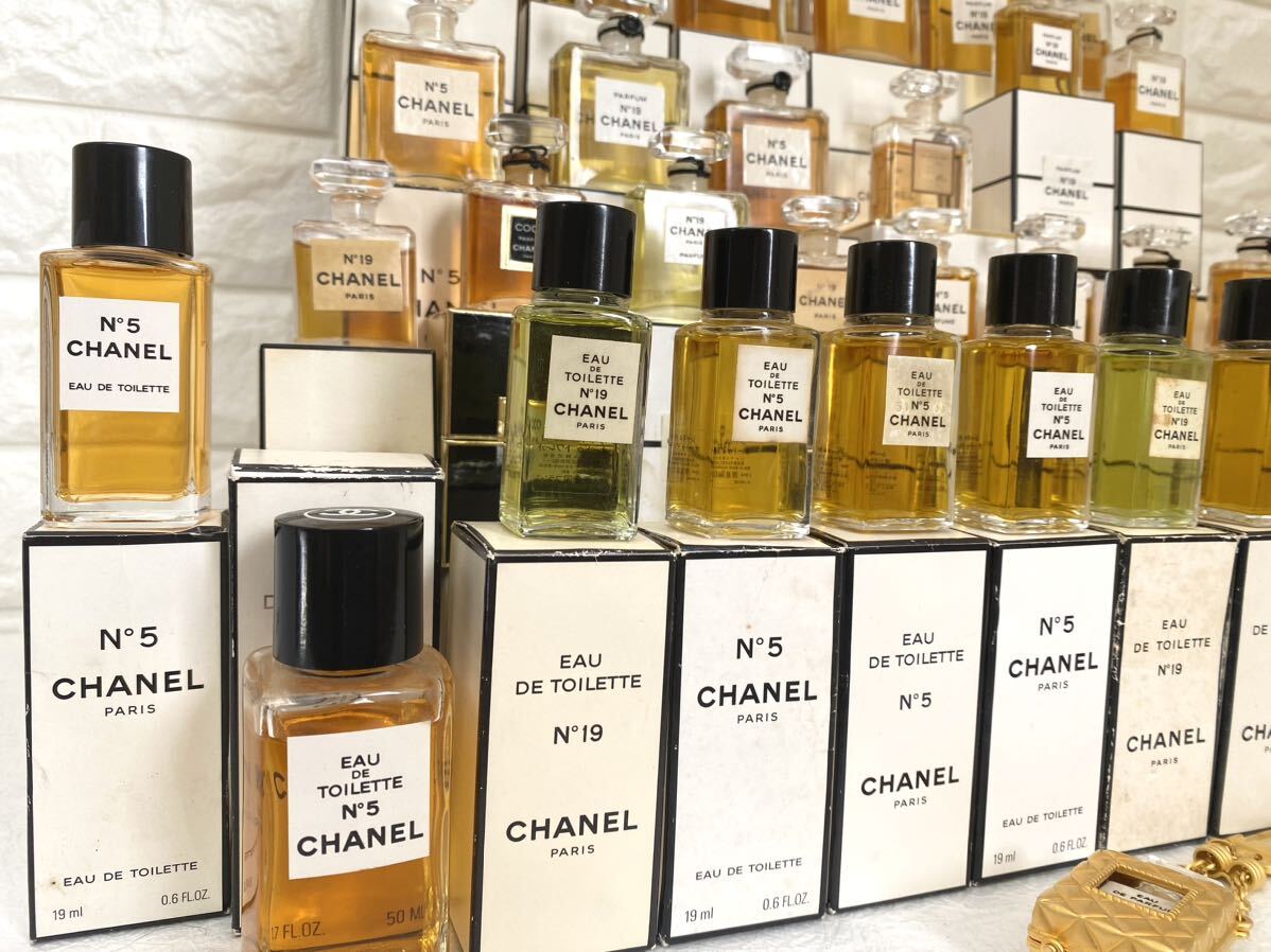 1スタ 箱入り 美品 香水まとめ CHANEL シャネル 香水 No.5 No.19 COCO COCOマドモワゼル パルファム トワレ等の画像7