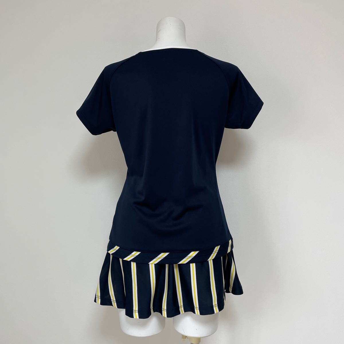 prince Prince женский теннис одежда выставить верх и низ в комплекте игра рубашка юбка темно-синий темно-синий размер M прекрасный товар 