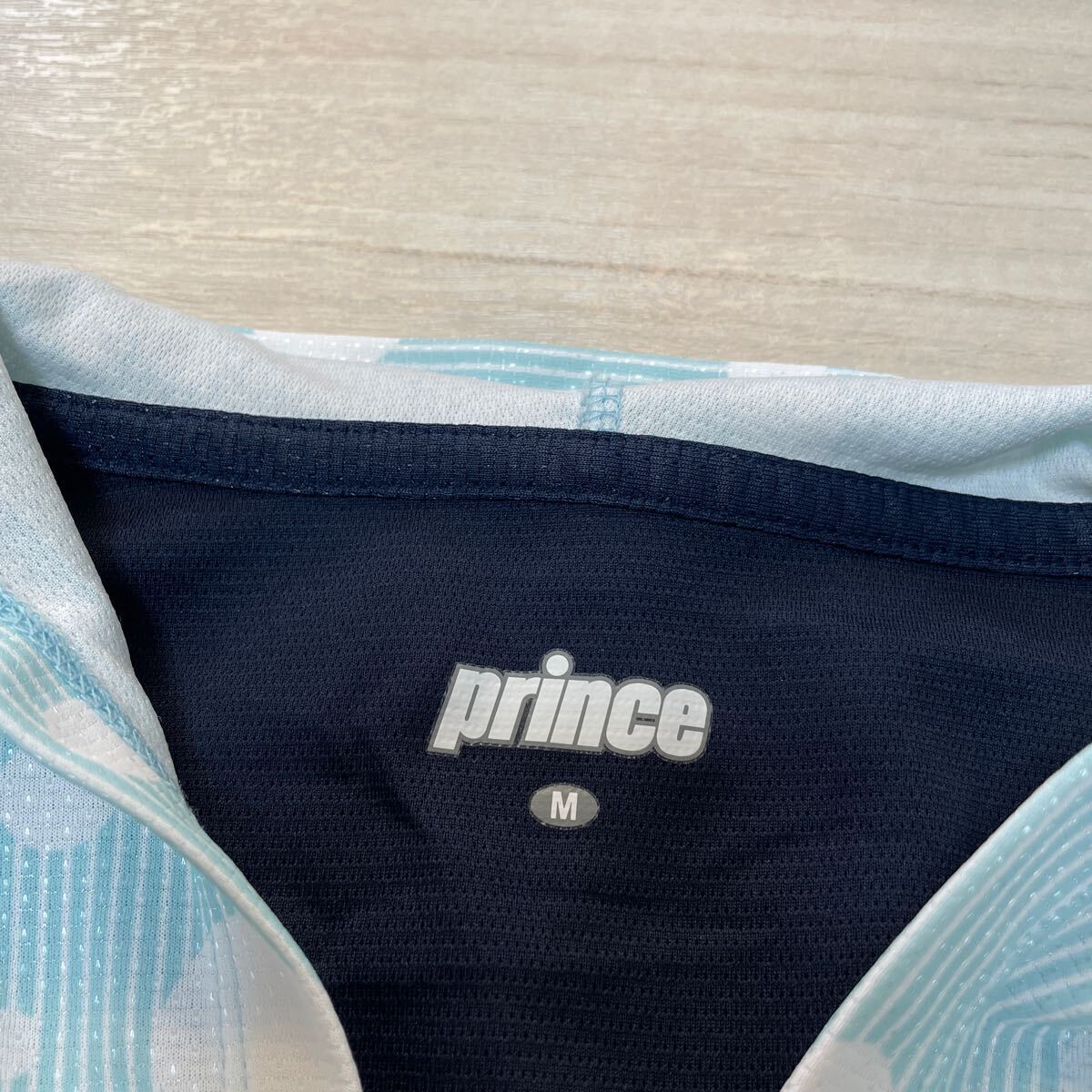 prince Prince женский теннис одежда капот жакет короткий рукав темно-синий размер M прекрасный товар 