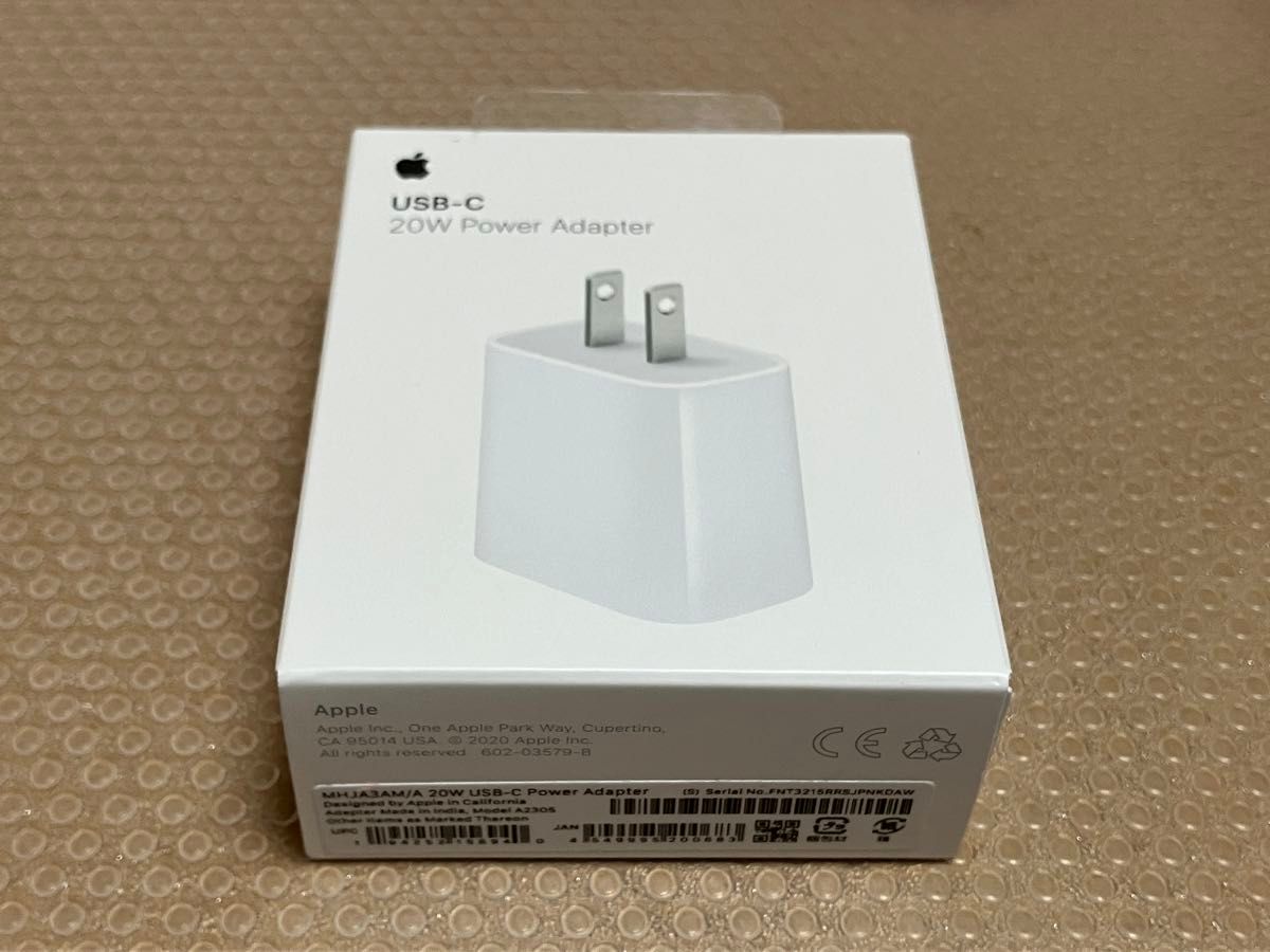 Apple 純正品 iPhone Lightning Dock  A1717 20w 電源アダプタ ライトニングケーブルセット
