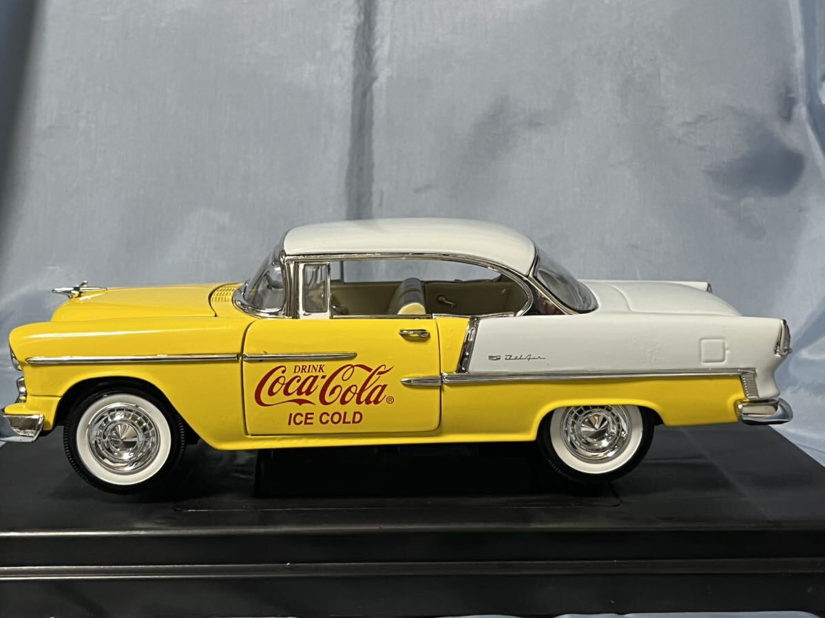 ジョニーライトニング製  シボレー ベルエアー     1955年 (コカコーラ) 1/18の画像3