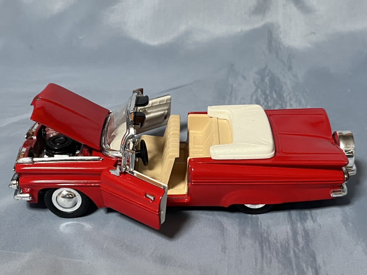 サニーサイド製  1959年 シボレー インパラ   赤  プルバックカー    1/38の画像1