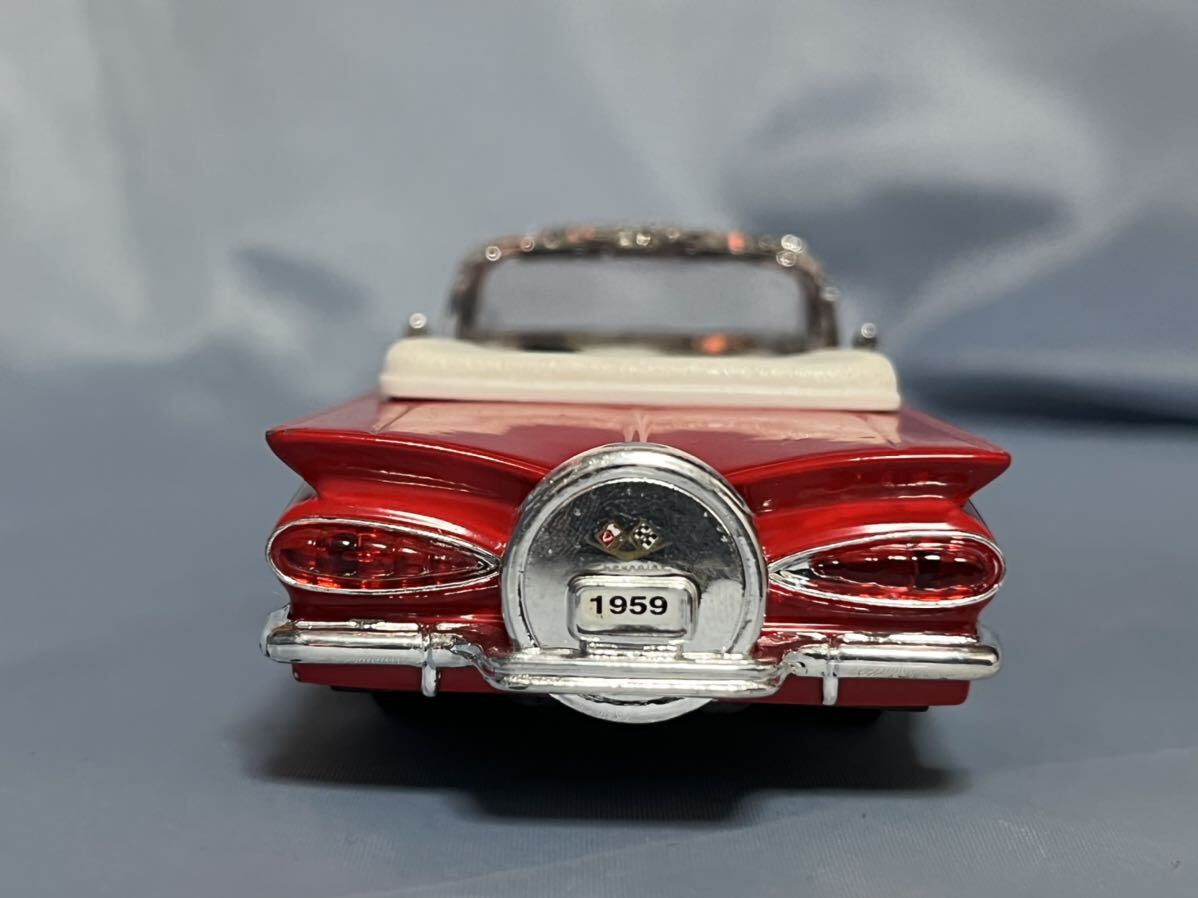 サニーサイド製  1959年 シボレー インパラ   赤  プルバックカー    1/38の画像7