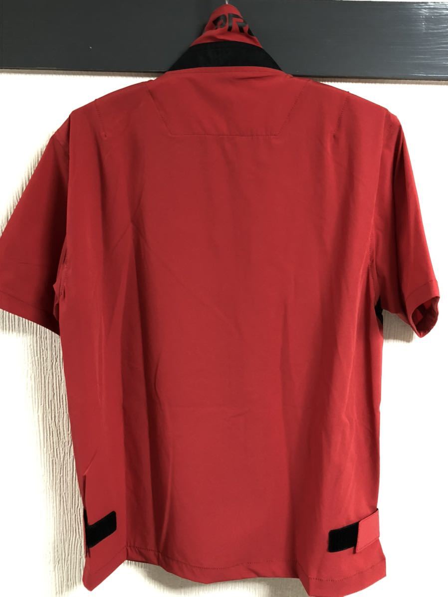 新品　未使用　AVIREX(アビレックス)製　　ナイトホーク　スタンド　ジップシャツ　(6105093) サイズ M 赤_画像6