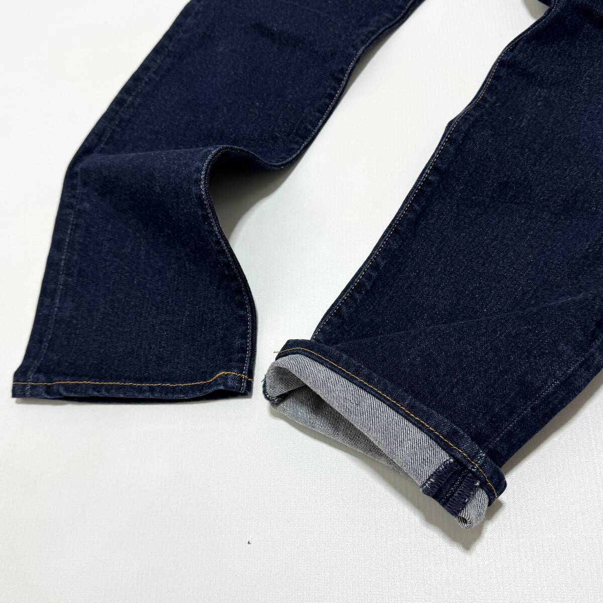 LEVI'S リーバイス 502 ストレッチ ジーンズ 29 濃紺 メンズ BIGE イエローステッチ リーバイストラウスジャパン 復刻 24-0328の画像7