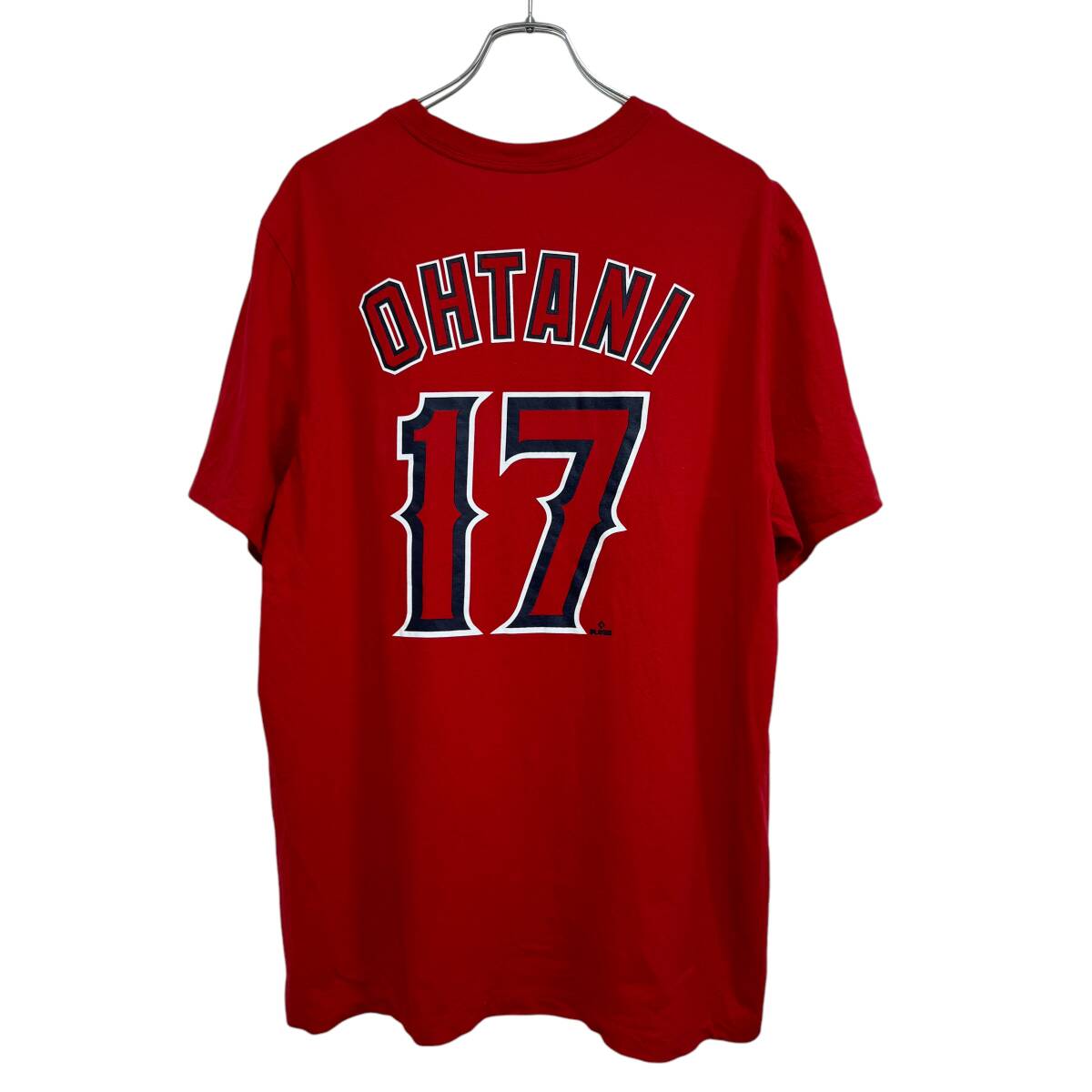 NIKE ナイキ ロサンゼルス エンゼルス Tシャツ XL 赤 メンズ 17番 大谷 OHTANI MLB USA規格 送料185円 24-0416_画像1