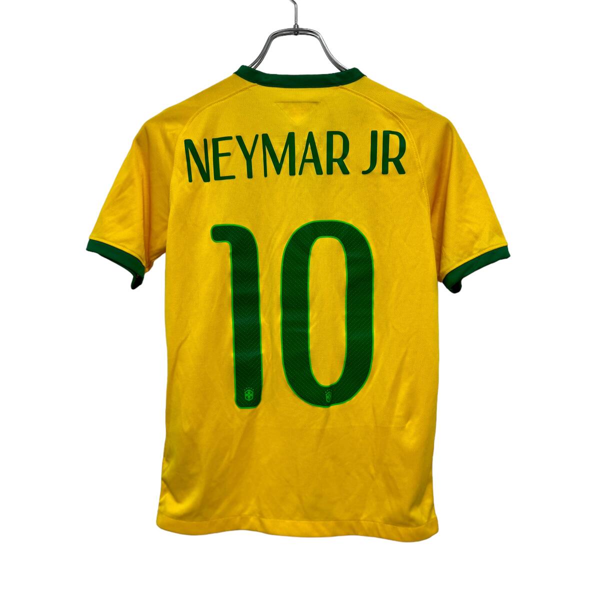 ブラジル製 NIKE ナイキ CBF ブラジル代表 10番 NEYMAR ネイマール ユニフォーム L MADE IN BRAZIL 海外規格 送料185円 24-0425_画像2