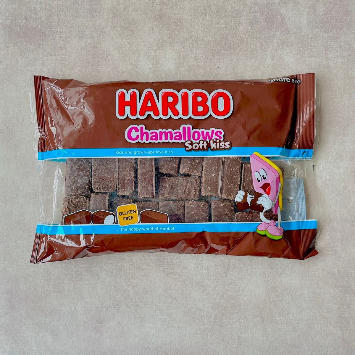 HARIBO【日本未販売】chamallows soft kiss 300g チョコ HARIBO【日本未販売】chamallows soft kiss 300g チョコ