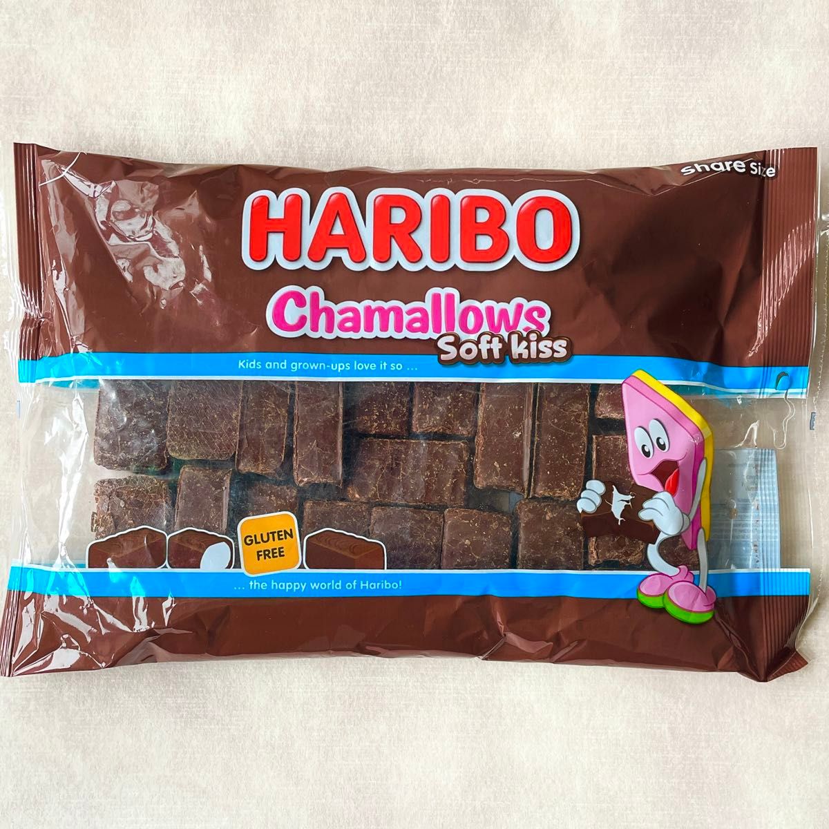 HARIBO【日本未販売】chamallows soft kiss 300g チョコ HARIBO【日本未販売】chamallows soft kiss 300g チョコ