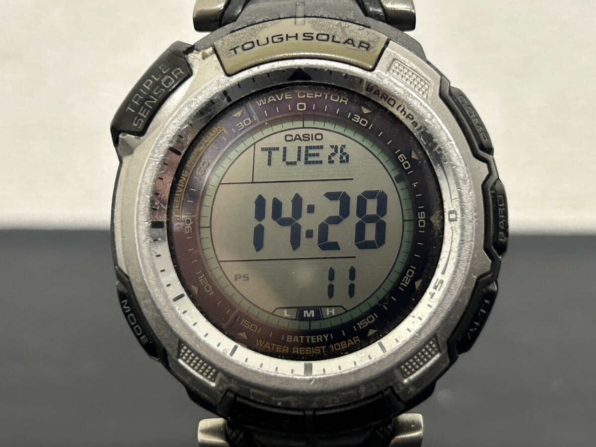 稼動品 A2 CASIO カシオ PRW-1300TJ PRO TREK プロトレック メンズ腕時計 ブランド腕時計 現状品の画像1