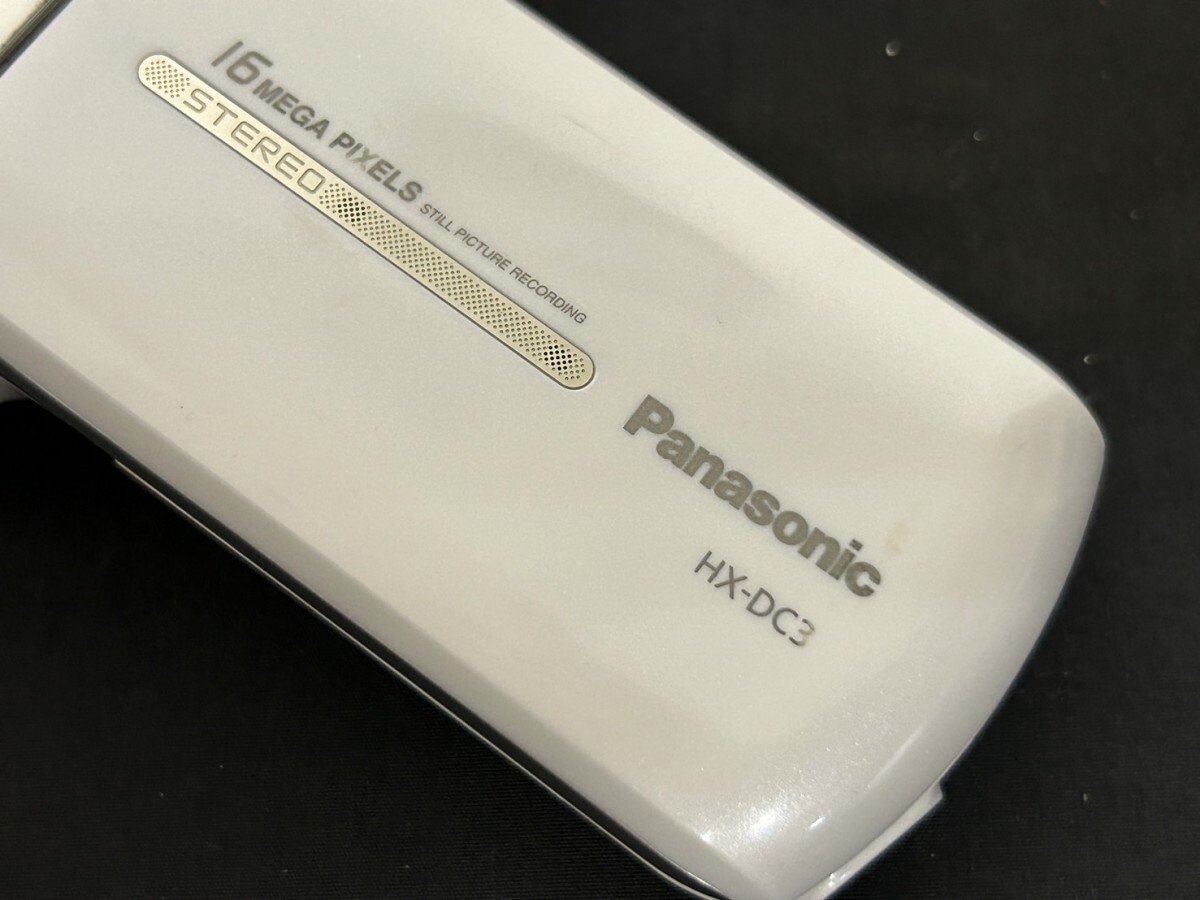 A1 Panasonic パナソニック HX-DC3 デジタルムービーカメラ ホワイトカラー 付属品多数 現状品の画像9