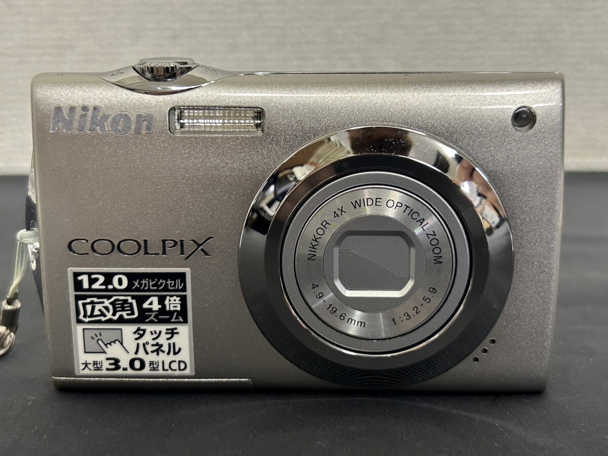 A3　Nikon　ニコン　COOLPIX S4000　クールピクス　シルバーカラー　コンパクトデジタルカメラ　付属品多数　元箱付　現状品_画像6