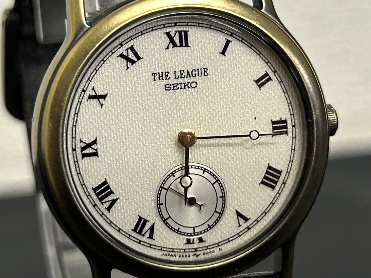 A2　SEIKO　セイコー　2K23-6060　THE LEAGUE　ザ リーグ　メンズ腕時計　ブランド腕時計　スモールセコンド　現状品_画像2