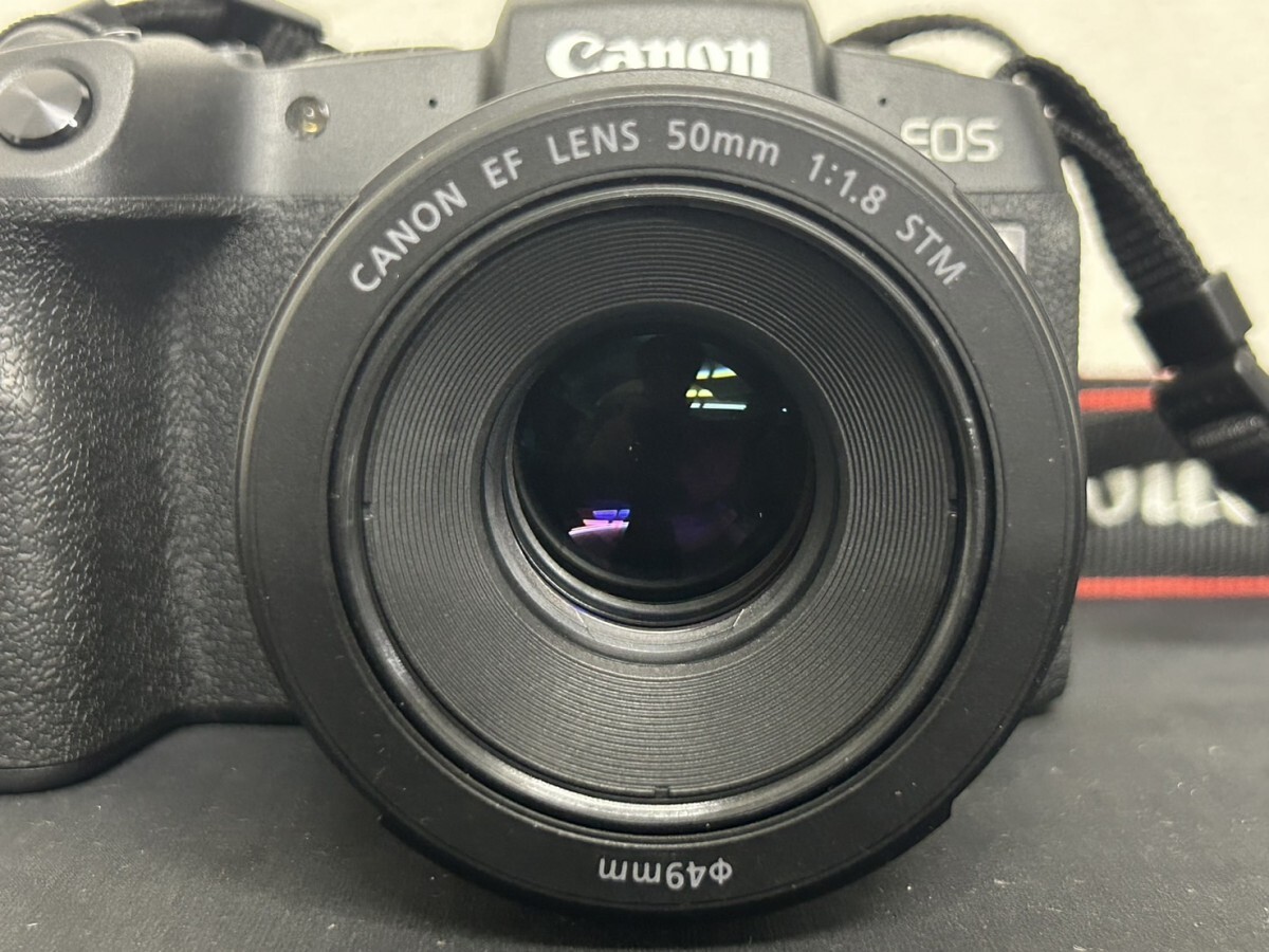 美品 Canon キャノン EOS RP DS126751 ミラーレス一眼レフカメラ EF LENS 50㎜ 1:1.8 STM 通電確認済 簡単な動作確認済 元箱付 付属品多数の画像5
