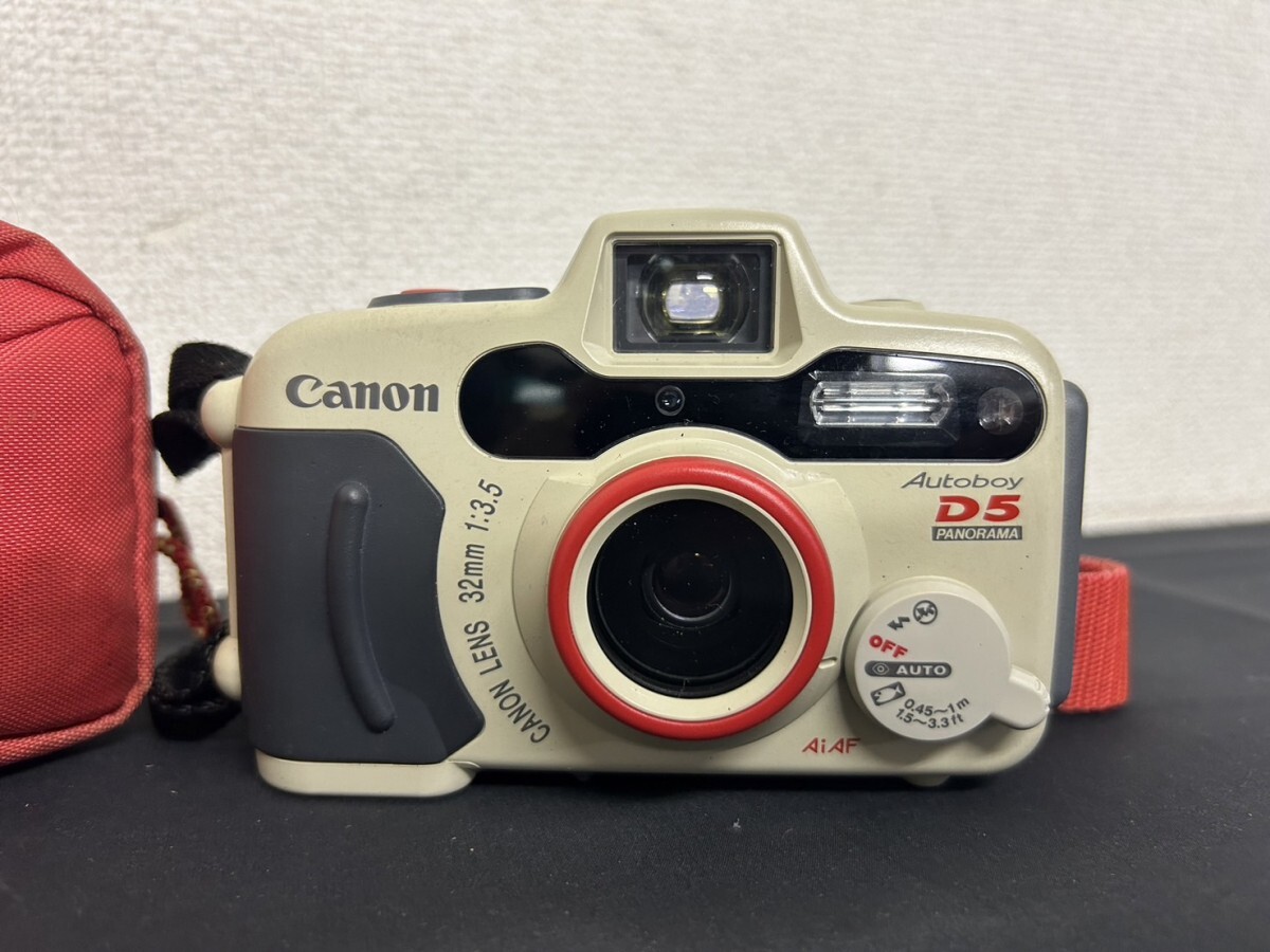 A3 Canon キャノン Autoboy D5 PANORAMA オートボーイ 32㎜ 1:3.5 コンパクトフィルムカメラ 現状品の画像2