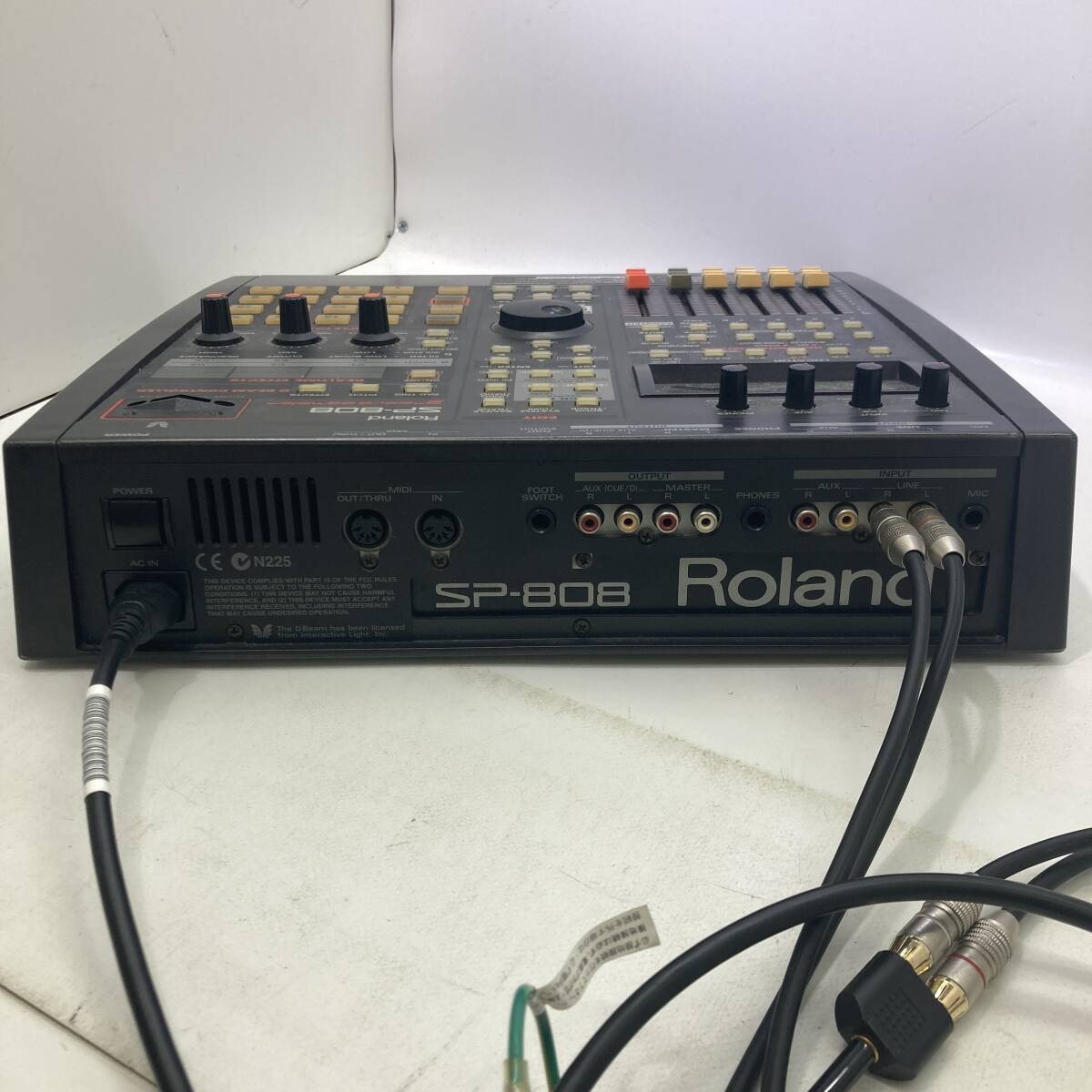 【1円～】Roland ローランド SP-808 サンプラー レコーダー 器材 通電確認済【中古品】_画像8