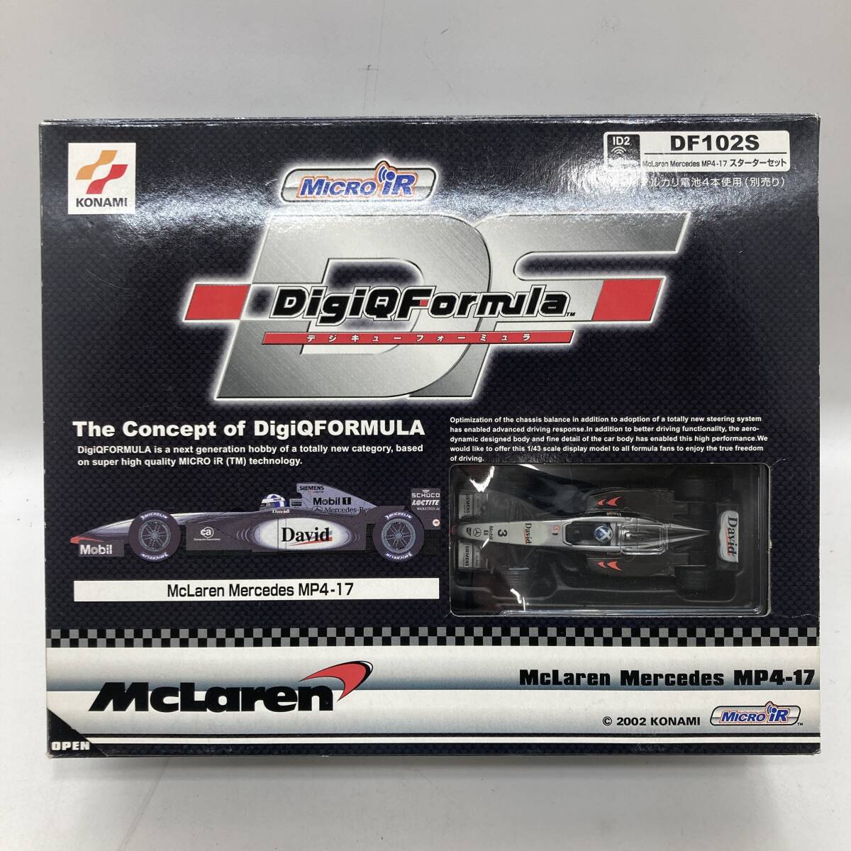 【1円～】DigiQ Formula(デジキューフォーミュラ) ラジコン McLaren Mercedes MP4-17 DF102S【中古品】の画像1