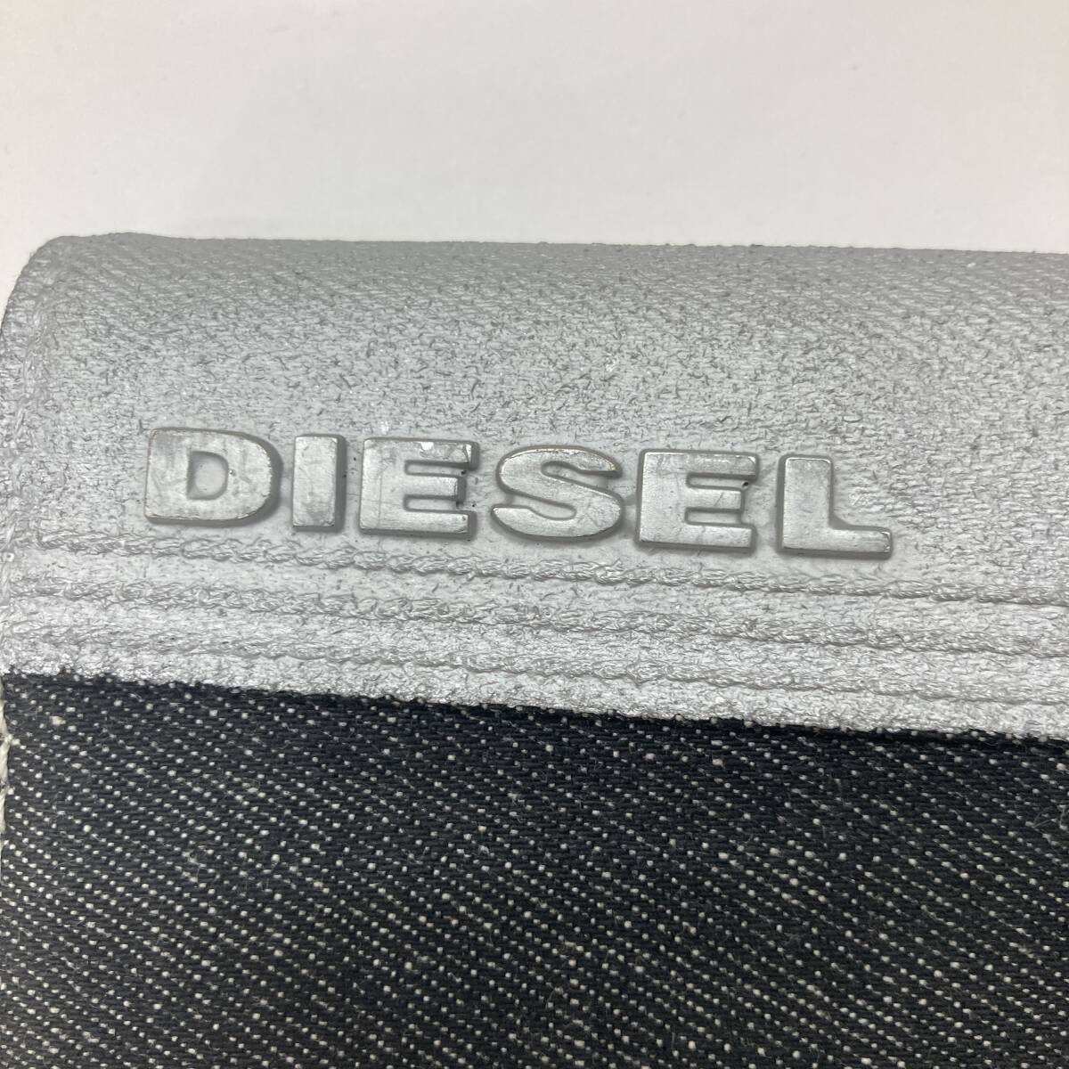  【１円～】DIESEL ディーゼル デニム 長財布 メンズ ブラック【中古品】の画像8