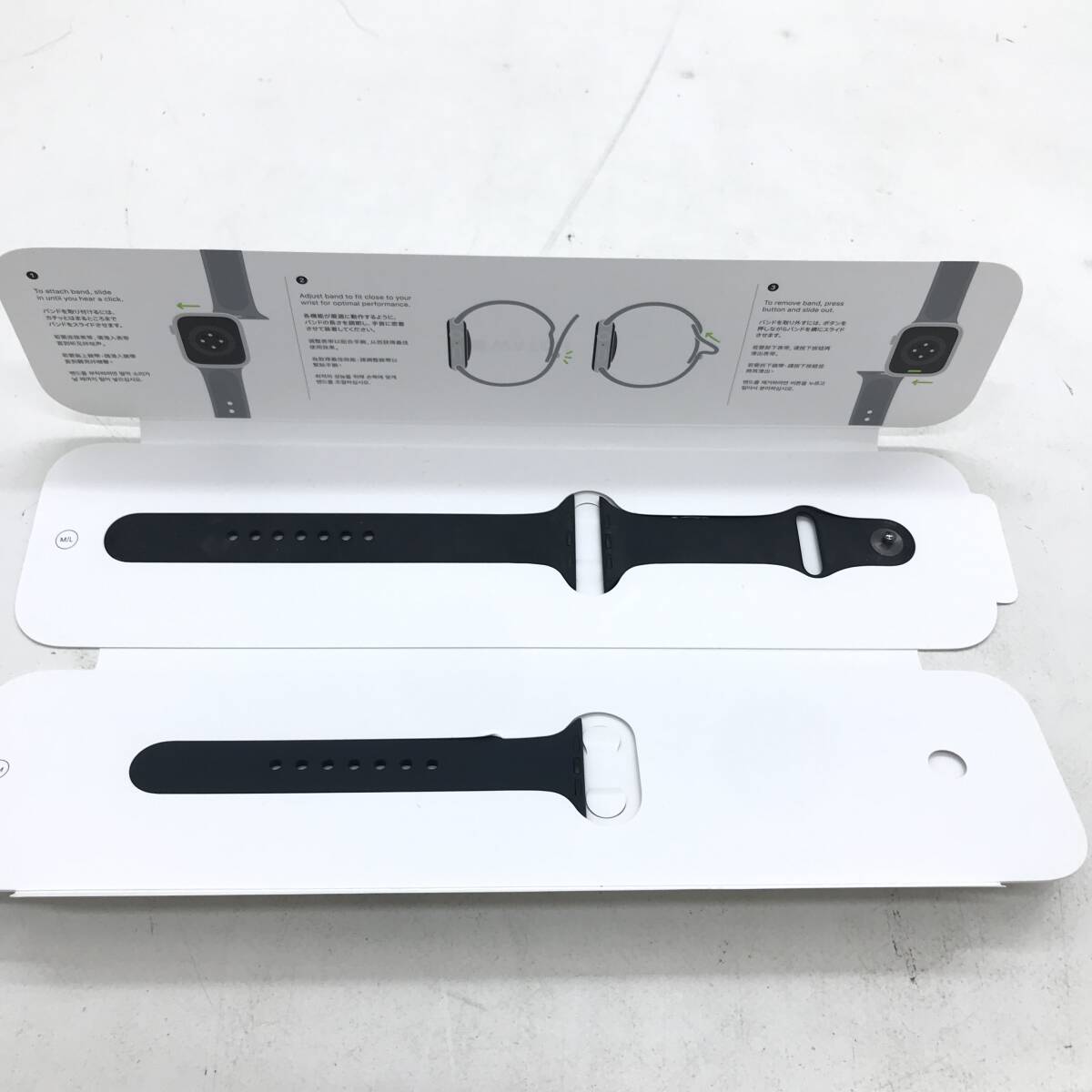 【1円～】Apple watch SE アップルウォッチ 44ｍｍ J826-09079-A USB-Cケーブル欠品 スペースグレー【中古品】の画像7