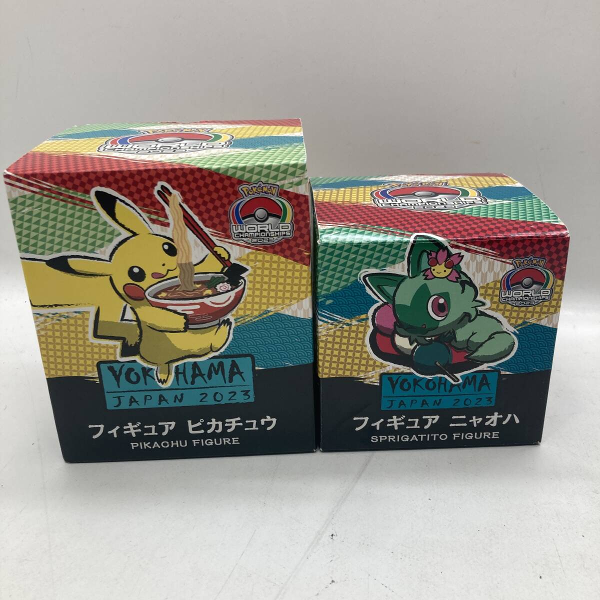 【１円～】ポケモン ワールドチャンピオンシップ 2023 WCS YOKOHAMA 横浜 フィギュア ピカチュウ ニャオハ まとめ売り【中古品】の画像1