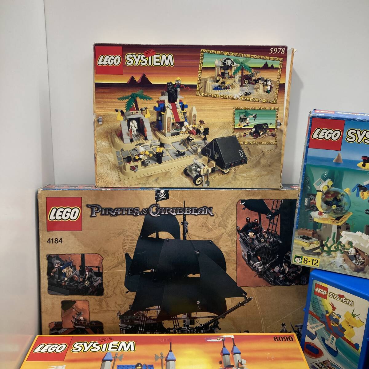 【１円～】レゴブロック LEGO まとめ売り system 5978/6090/6969/6559/4184/4153 玩具 パーツ バラ 【中古品】の画像2