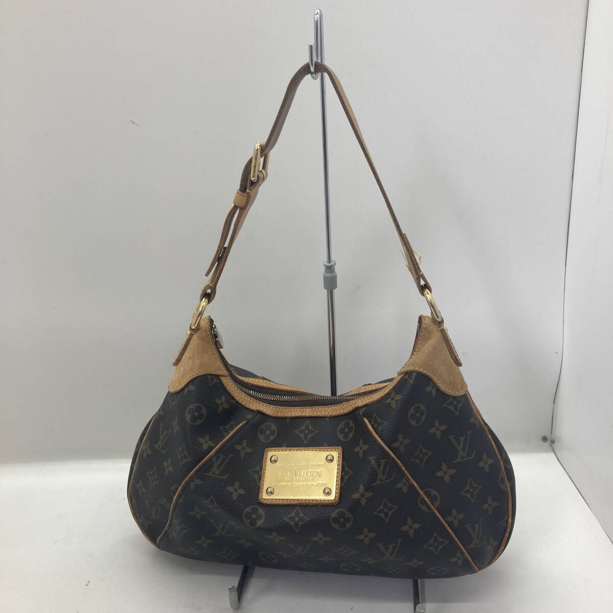 【１円～】 LOUISVUITTON ルイヴィトン ショルダーバッグ モノグラム テムズ GM M56383 ゴールド 金具 レディース【中古品】の画像1