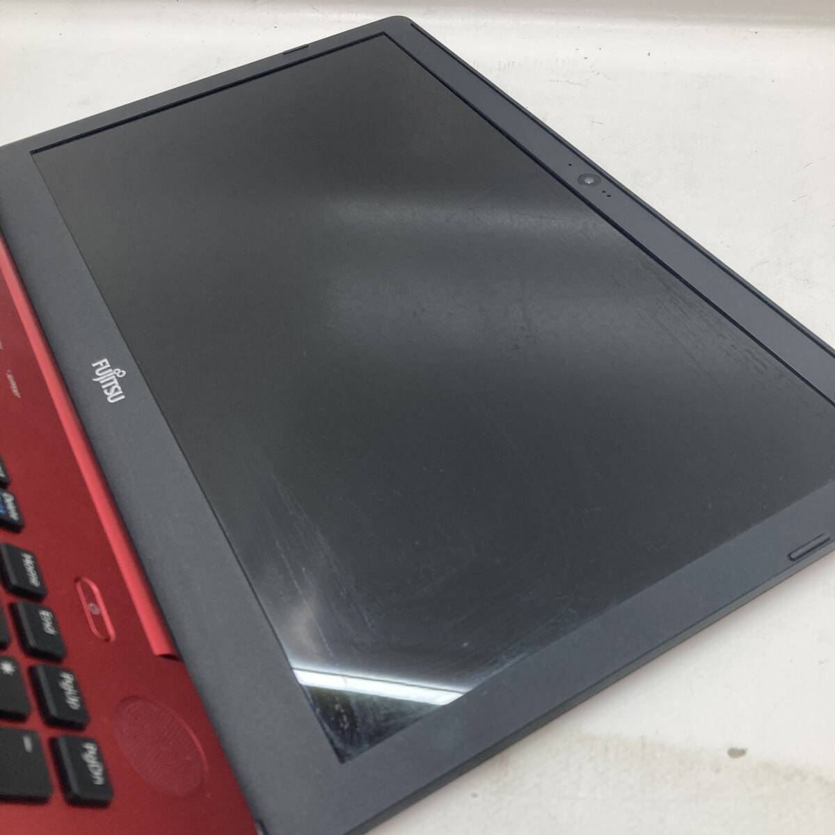 【1円～】富士通 ノートパソコン LIFEBOOK AH45/A3 FMVA45A3R [ルビーレッド] 15.6インチ 本体のみ PC ※充電コード欠品【現状/中古品】の画像2