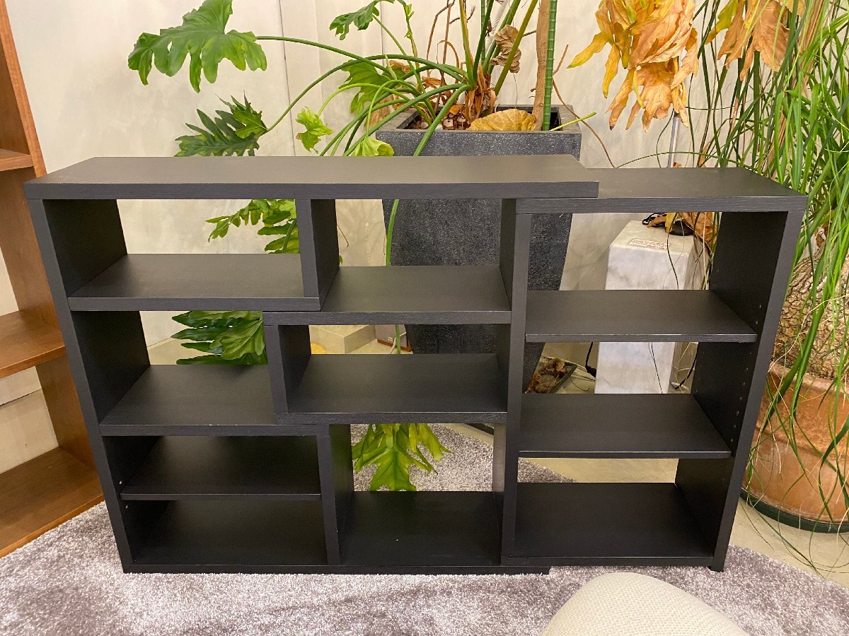  shelf . length type free rack storage shelves black bookcase display shelf secondhand goods 