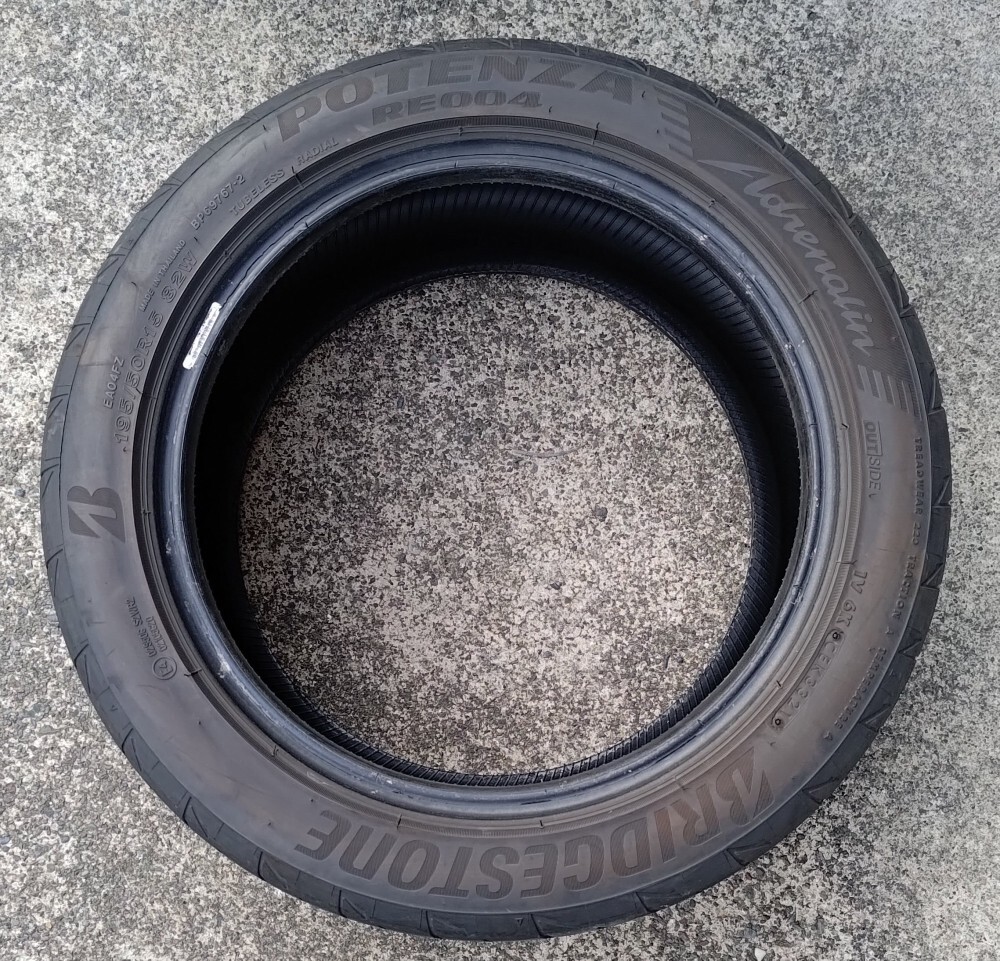 【中古】BRIDGESTONE RE004 195/50R15 21年製 4本セット_画像2