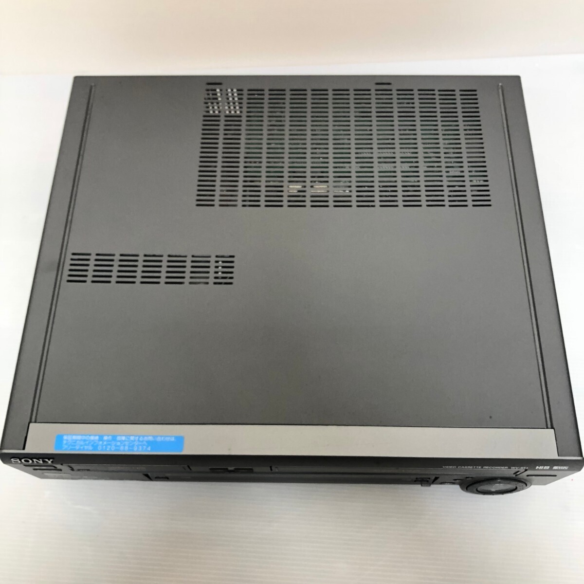SONY WV-ST1 Hi8 S-VHS Wデッキ ダブルデッキ ビデオデッキ SONY WV-ST1 Hi8 S-VHS Wデッキ ダブルデッキ ビデオデッキ