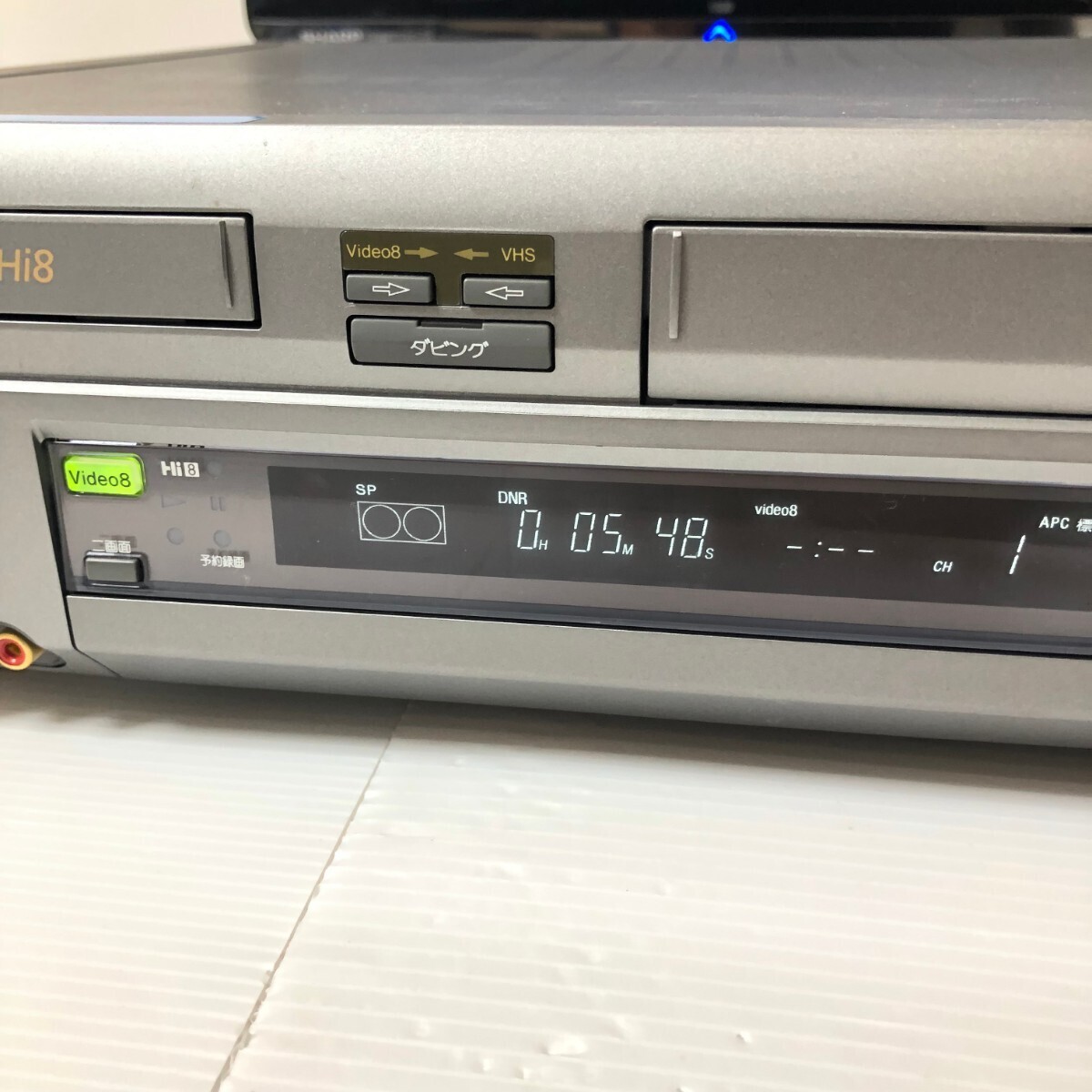 SONY WV-ST1 Hi8 S-VHS Wデッキ ダブルデッキ ビデオデッキ ソニー リモコンつき_画像3