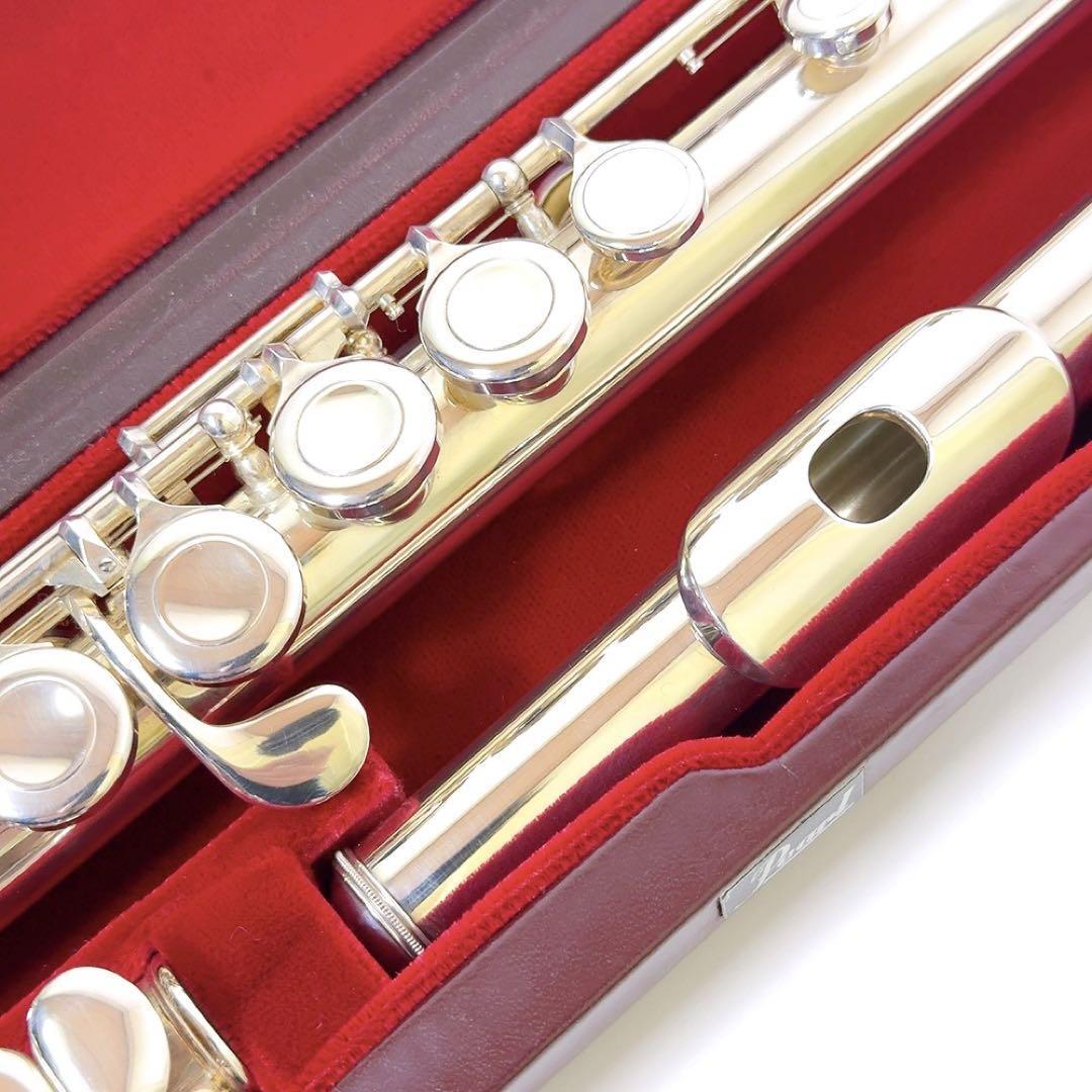 1940 【美品】パール Pearl フルート PF-651 Eメカ 頭部管銀製 Pearl Flute PF651 PF-651E PF651E Eメカニズム Silver PH-5A 送料無料_画像3