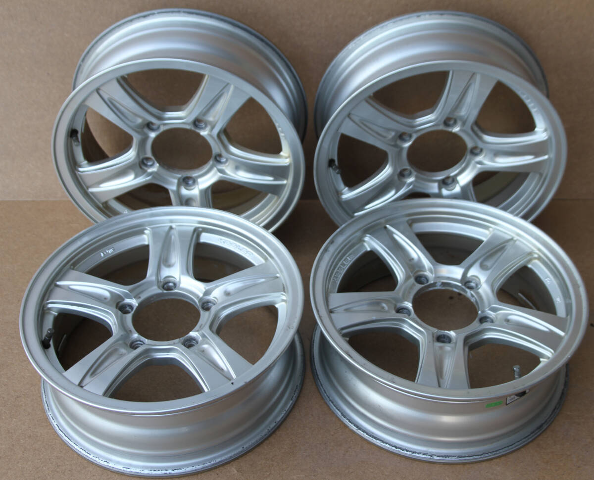 ジムニー Weds KEELER アルミホイール 4本セット☆PCD139.7 5孔 16×5.5J キーラーの画像1