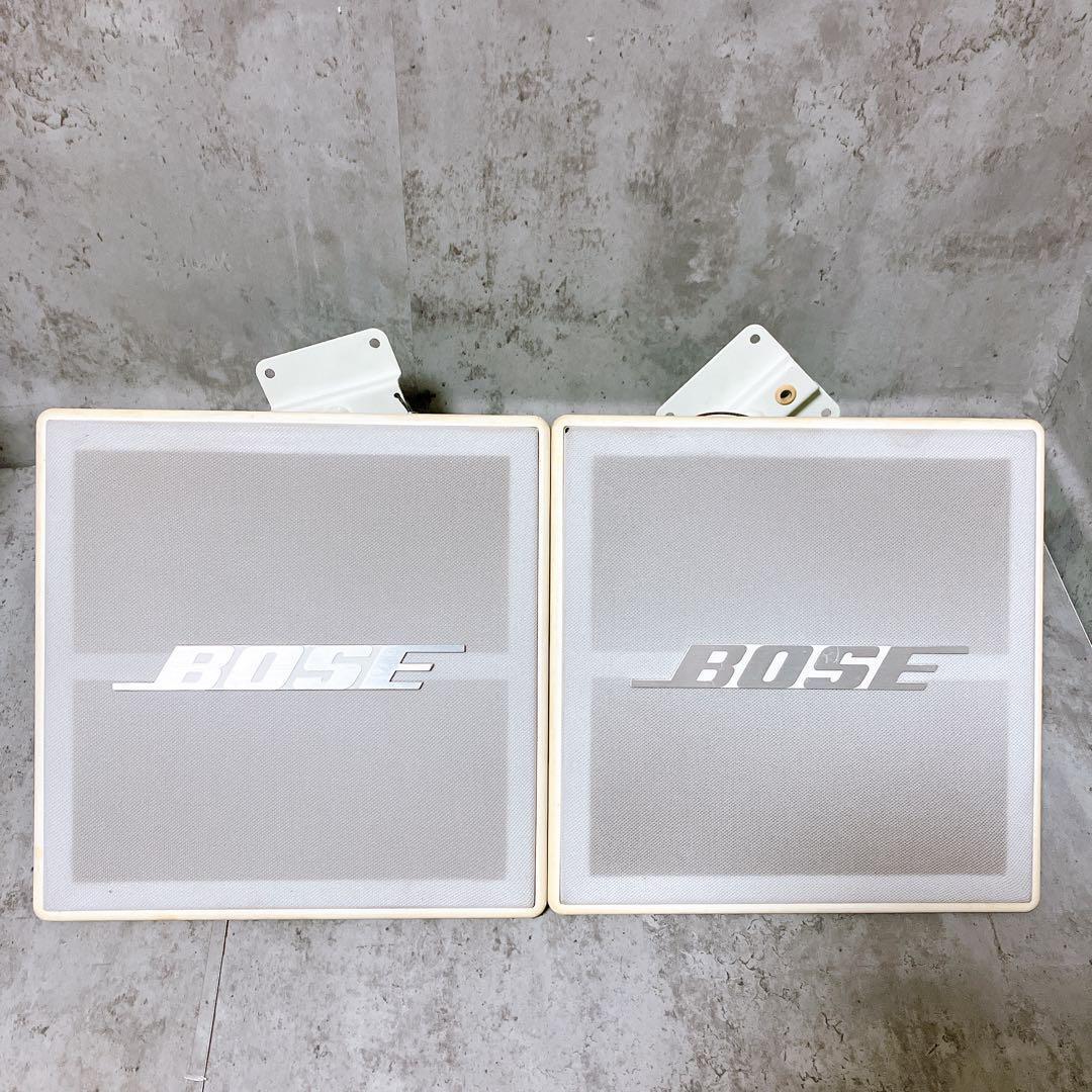 【希少】BOSE スピーカー 111PYW ホワイト ブラケット付き ピラミッド ボーズ スタジオ 業務用 店内用 事務所 オフィスの画像2