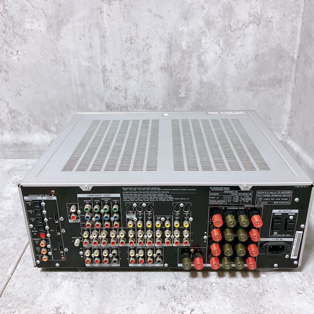 [ beautiful goods ]SONY Integrate amplifier TA-DA3200ES remote control attaching AV amplifier silver Sony 