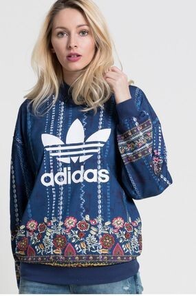 adidas Originals by The Farm Company] тренировочный [CIRANDERIA SWEATSHIRT] Adidas Originals мульти- рисунок редкий 