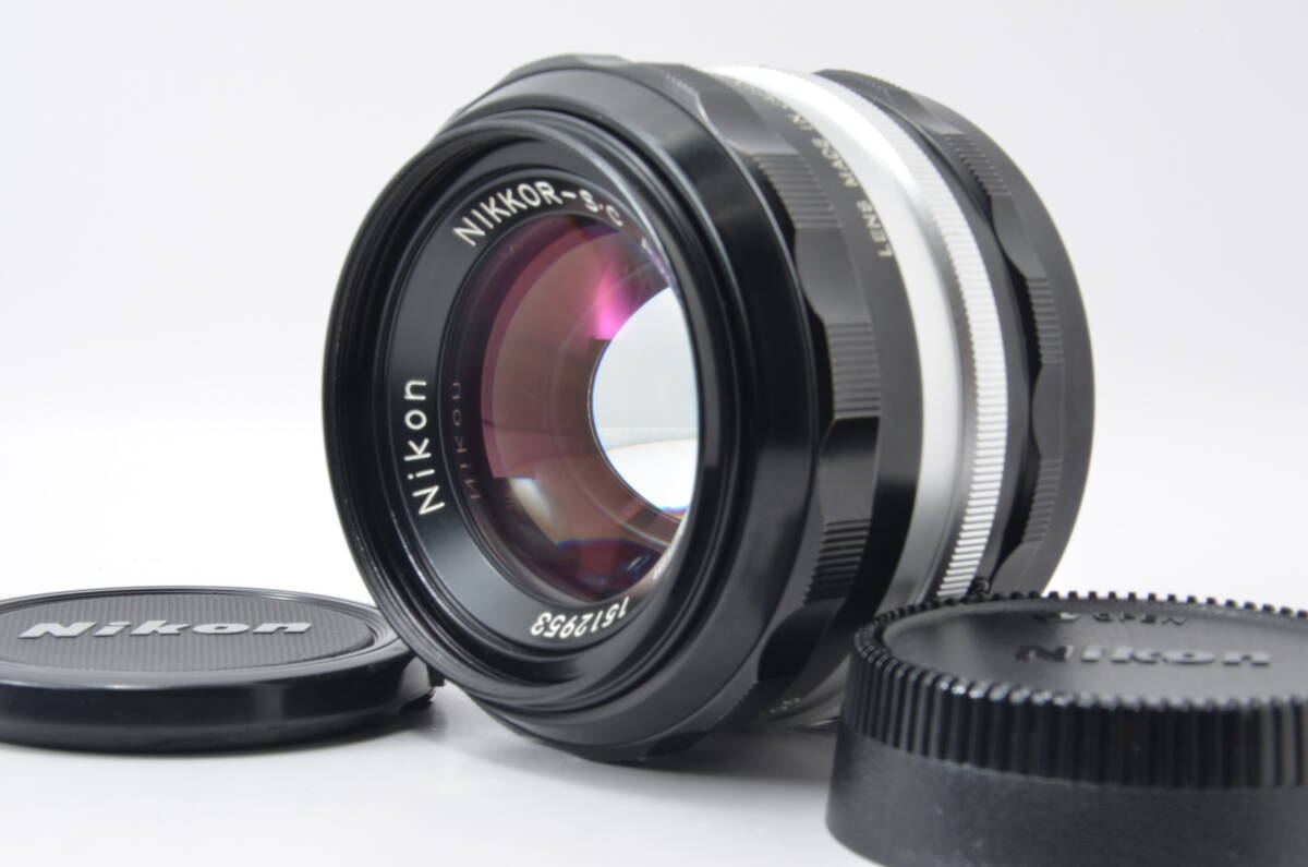 ★外観極上品★ ニコン NIKON NIKKOR-S・Ｃ Auto 50mm F1.4 L607 #480