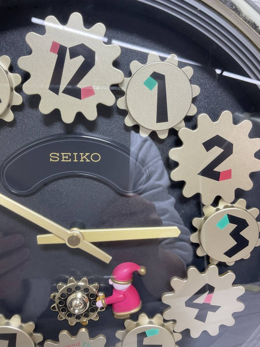 訳あり SEIKO セイコー RE514N ラウンドシアター からくり時計 掛け時計の画像5