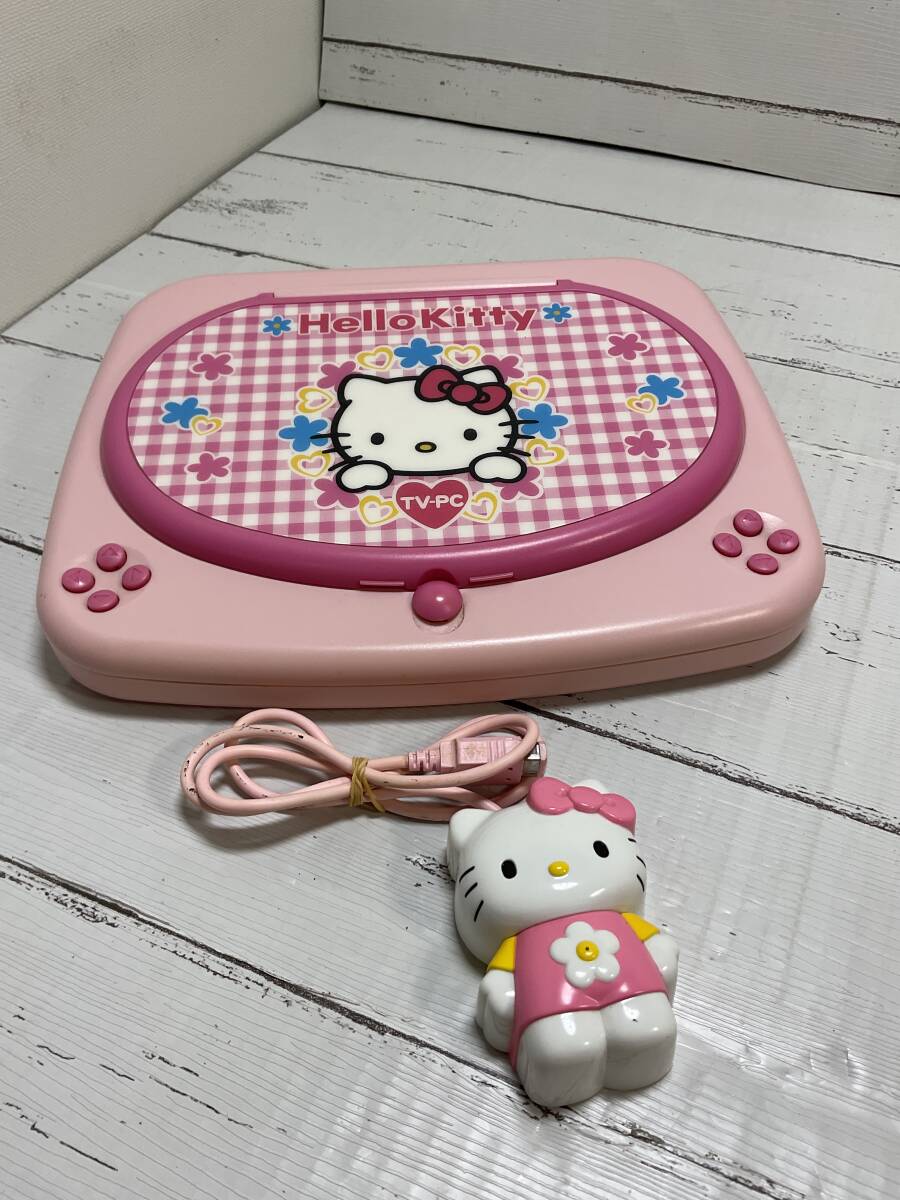 Hello Kitty TV-PC キティーちゃん テレビパソコン レトロ ジャンク の画像1