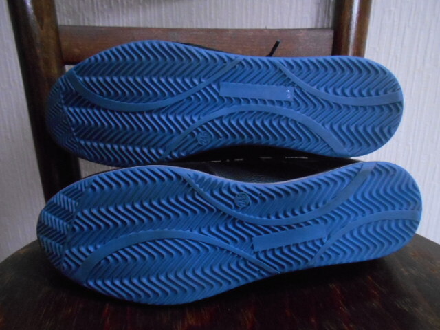 LANVIN en Bleu・ランバン☆メッシュｘレザーコンビ♪カジュアルシューズ/レザースニーカー 24.5cm 良品の画像8